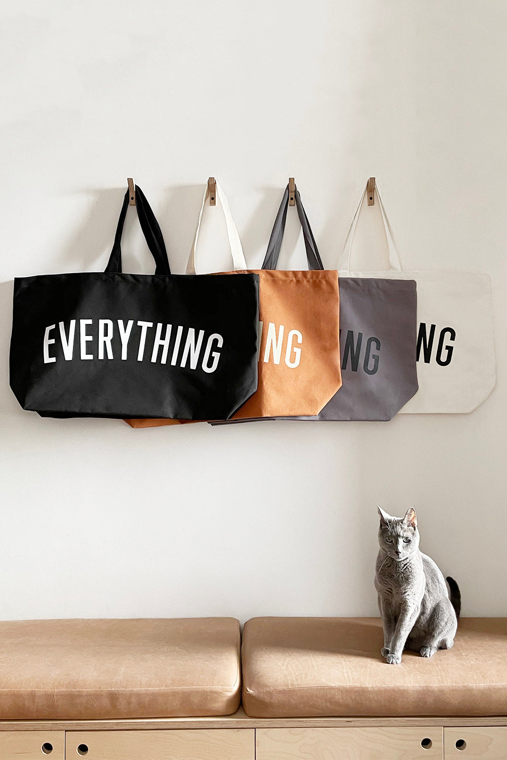 EVERYTHING Large Canvas Tote Bag 73*17*44cm